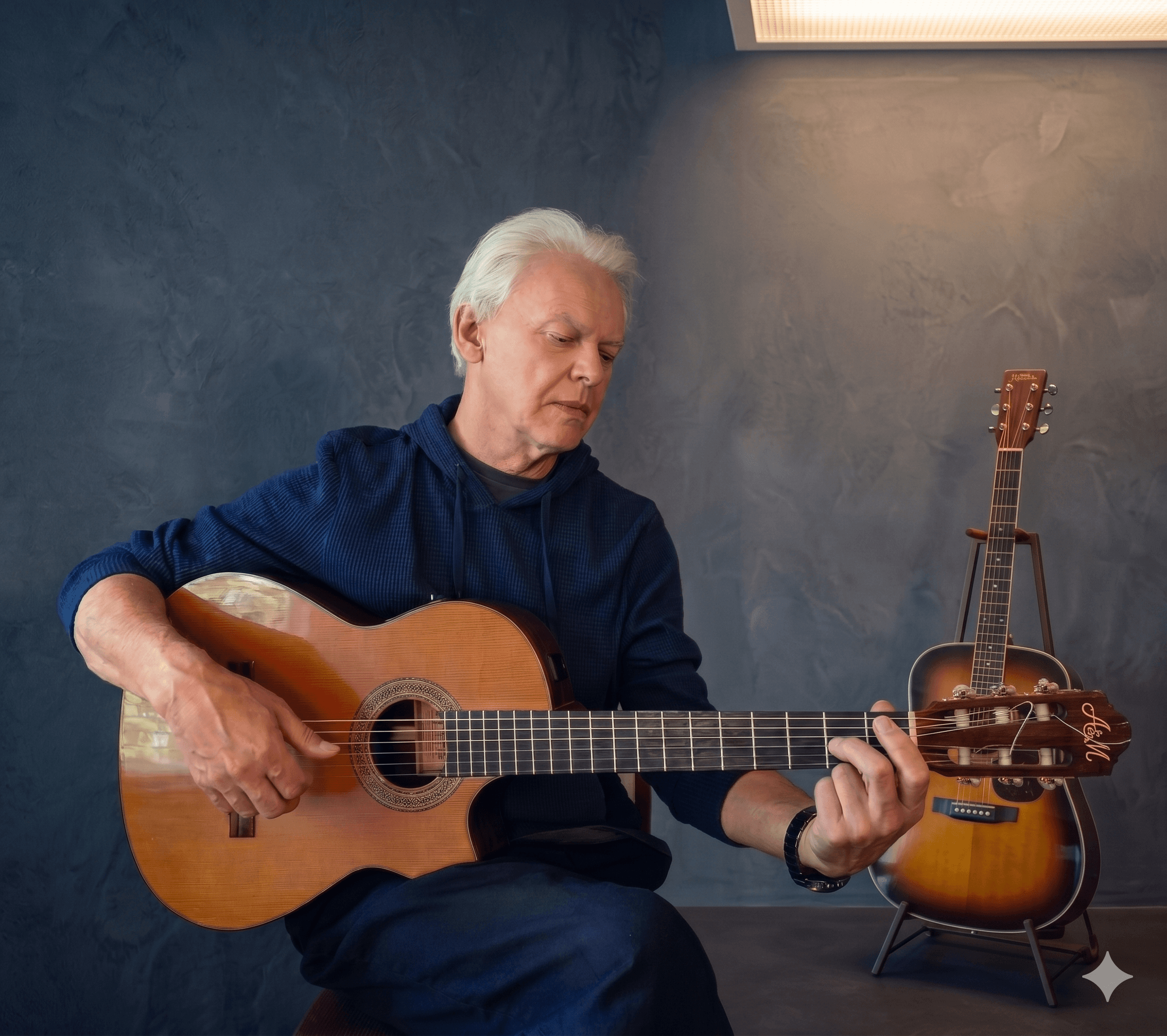 Peter Kulvets playing classical guitar — guitar teacher in SF Bay Area